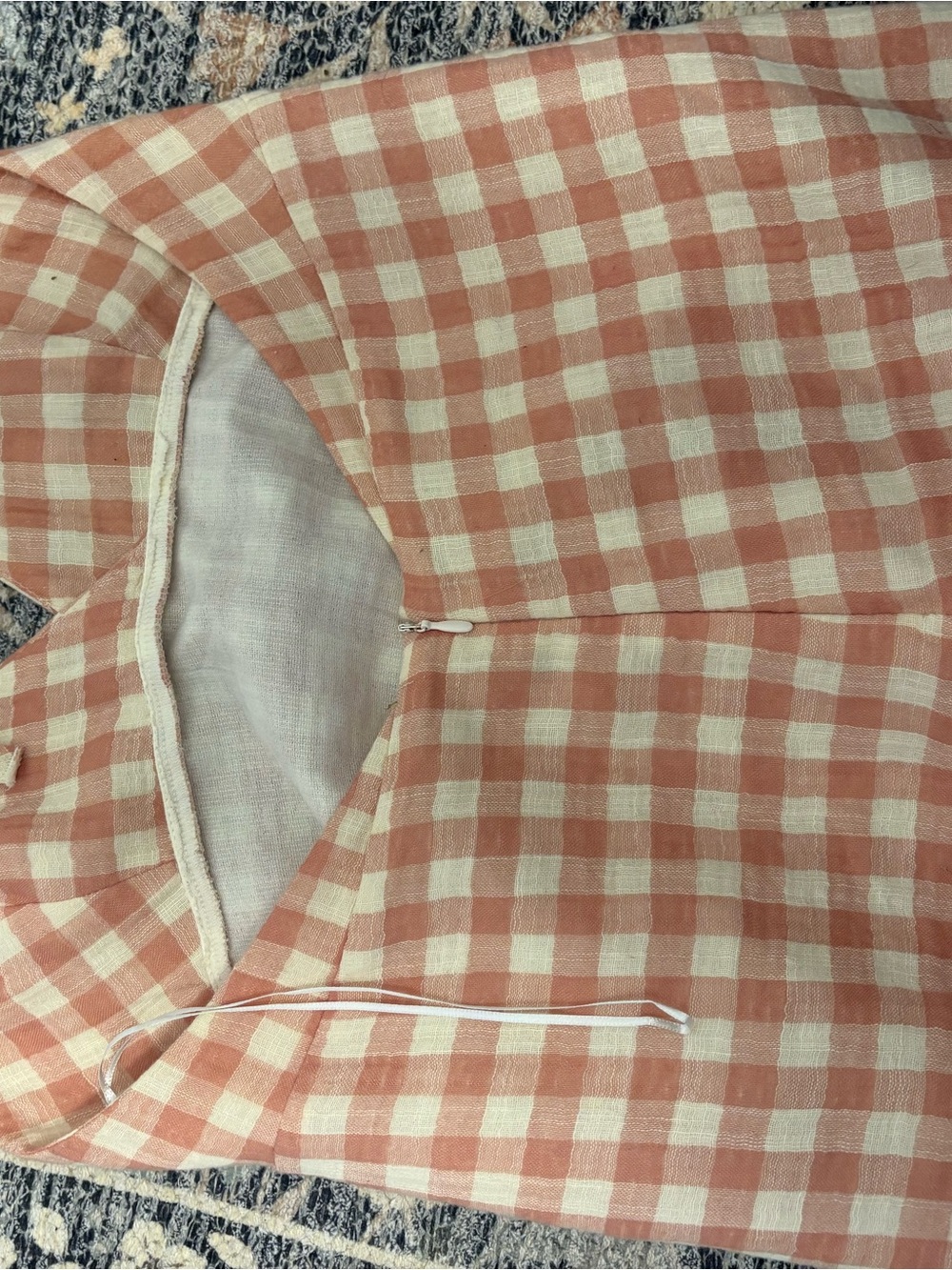 Pink Gingham halter dress - Picture 3 of 6